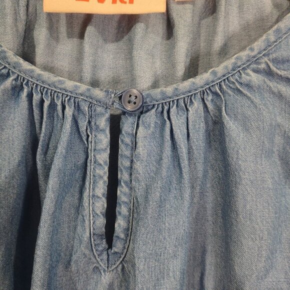 EVRI Women's Sleeveless Denim Top Size 1X - Picture 6 of 8